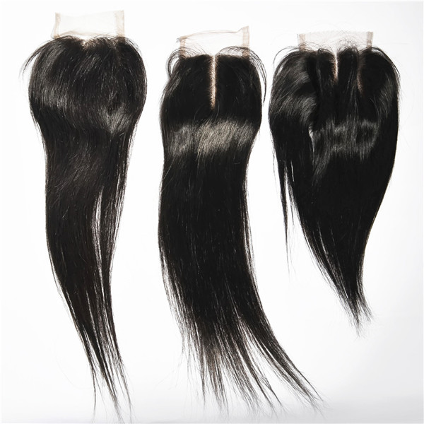 Bundles with closure,3 bundles of brazilian hair with closure,curly hair with closure HN261